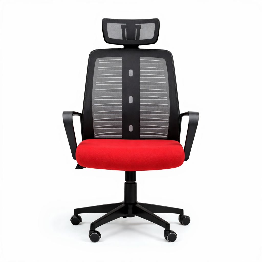 Roma Modern Office Chair, Medical Mesh, Swivel Frame, Black