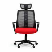 Roma Modern Office Chair, Medical Mesh, Swivel Frame, Black