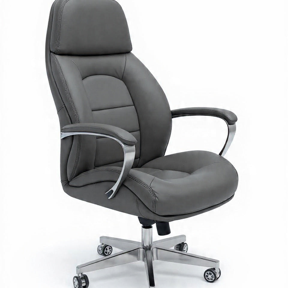 Frego Premium Modern Ergonomic Leather Swivel Executive Office Chair