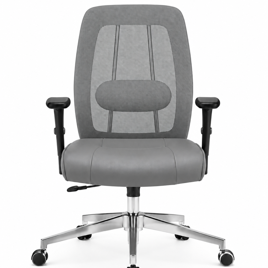 Lirics Executive Mesh Office Chair, Swivel, Black, Mid-Back