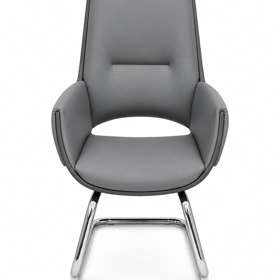 Rox Medical Director's Office Chair, Soft Modern Leather, Fixed