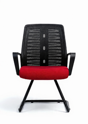 Roma Medical Modern Mesh Chair, Black Frame, Fixed Black Base
