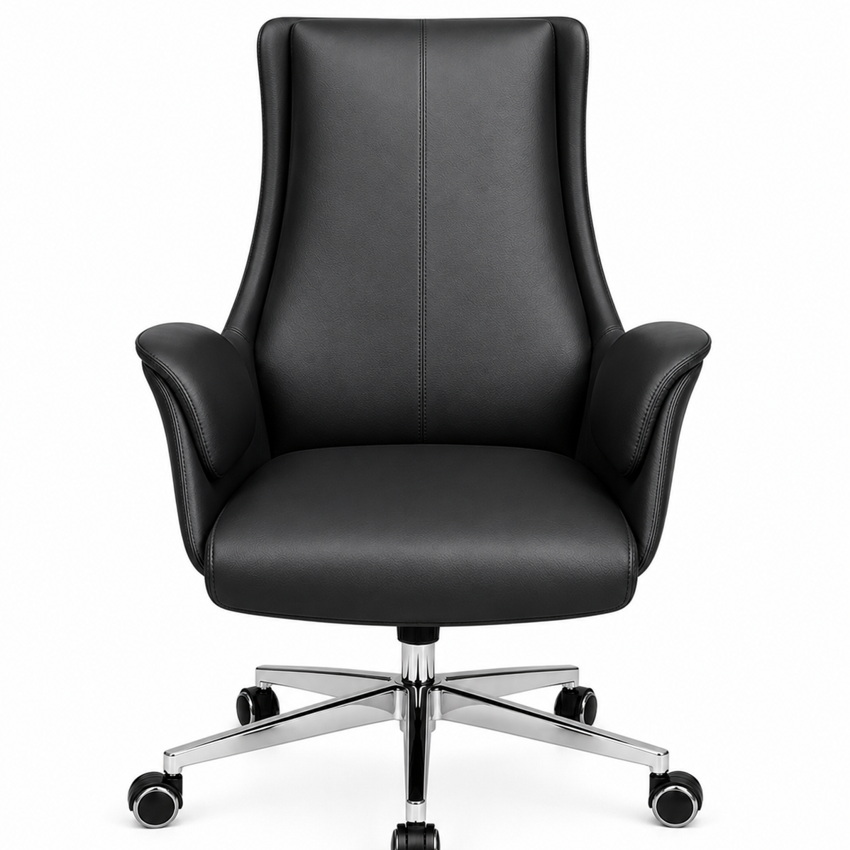 Easy Mode Medical Director's Office Chair Soft Modern Leather Mid-Back