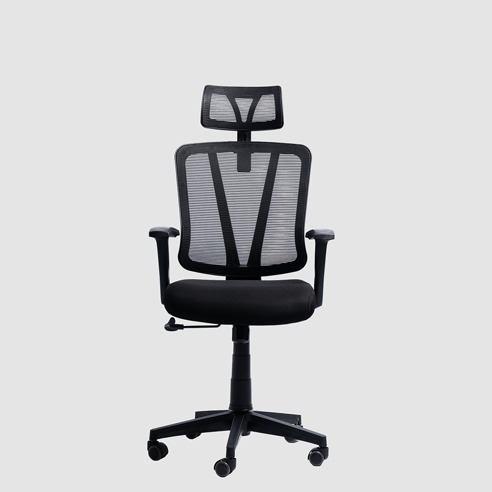 سكاي كرسي مكتب  طبي مودرن شبك متحرك نايلون فريم اسود