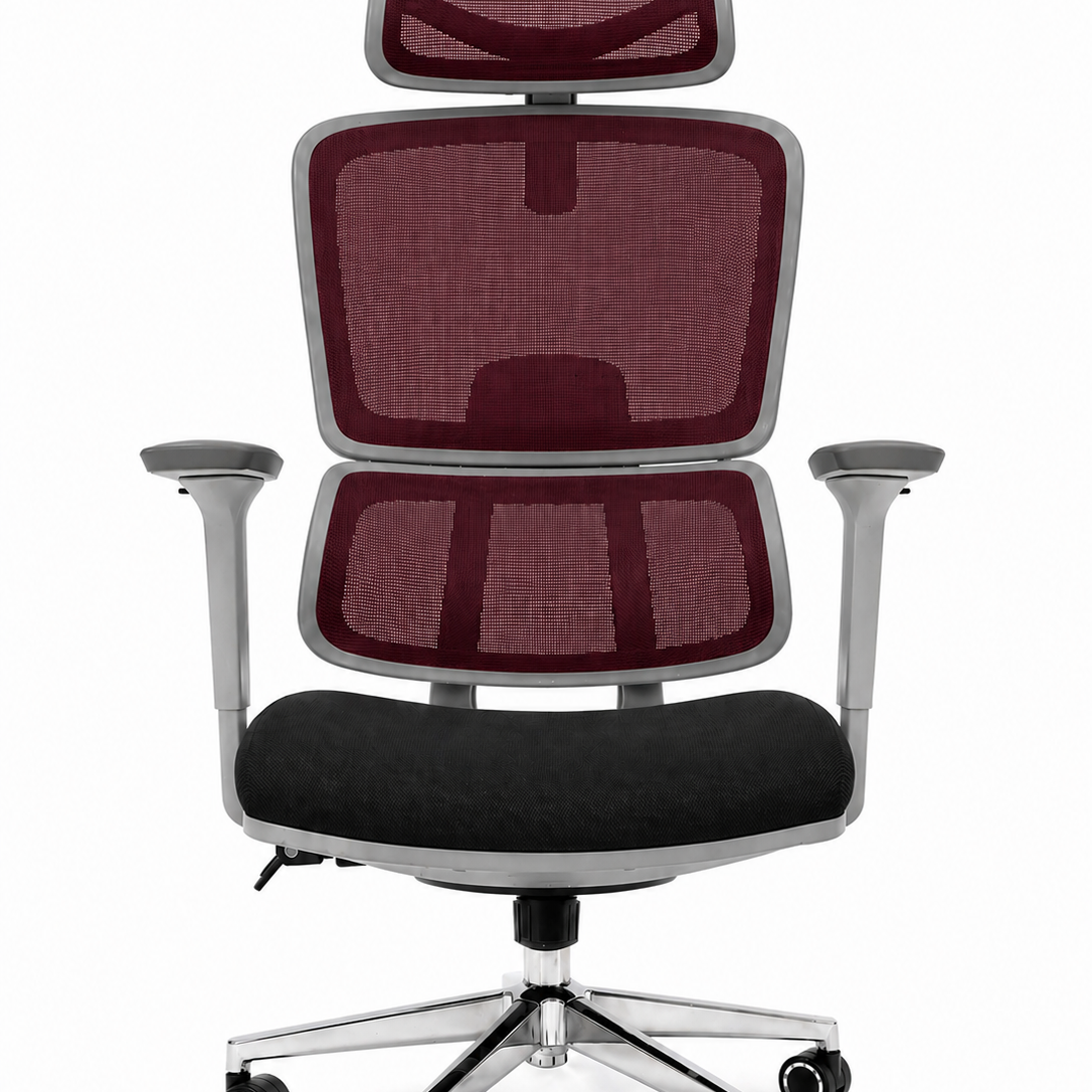 Bruno Medical Modern Mesh Swivel Office Chair Gray Frame