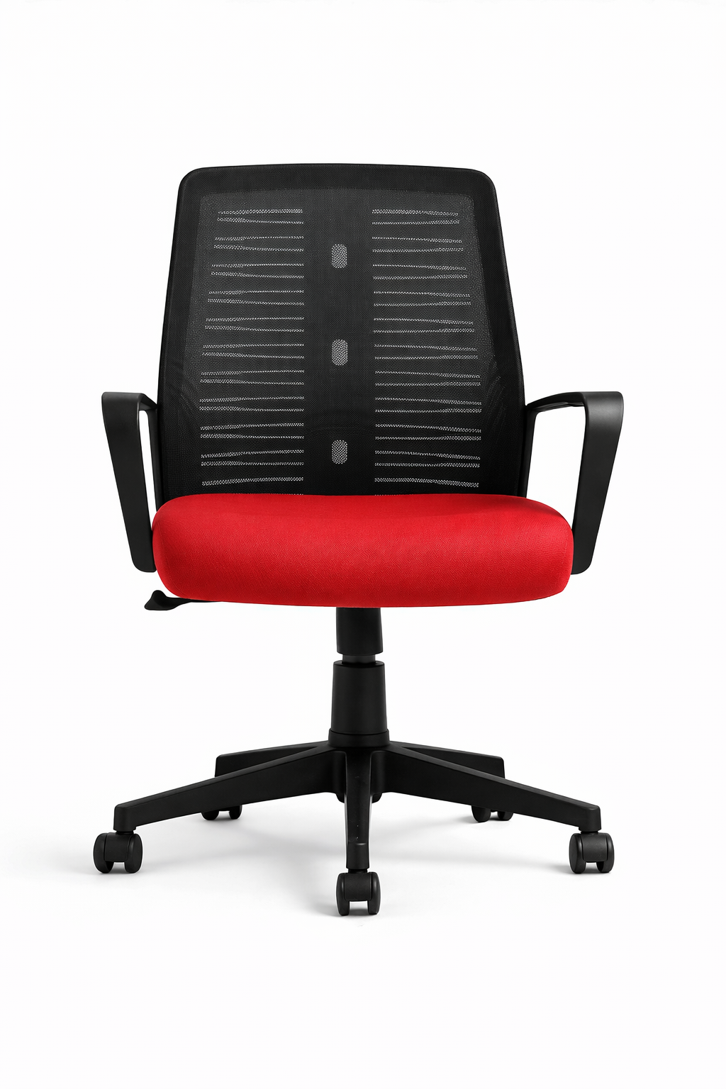 Roma Medical Mesh Chair, Modern, Black Frame, Nylon, Mid-Back, Without Headrest