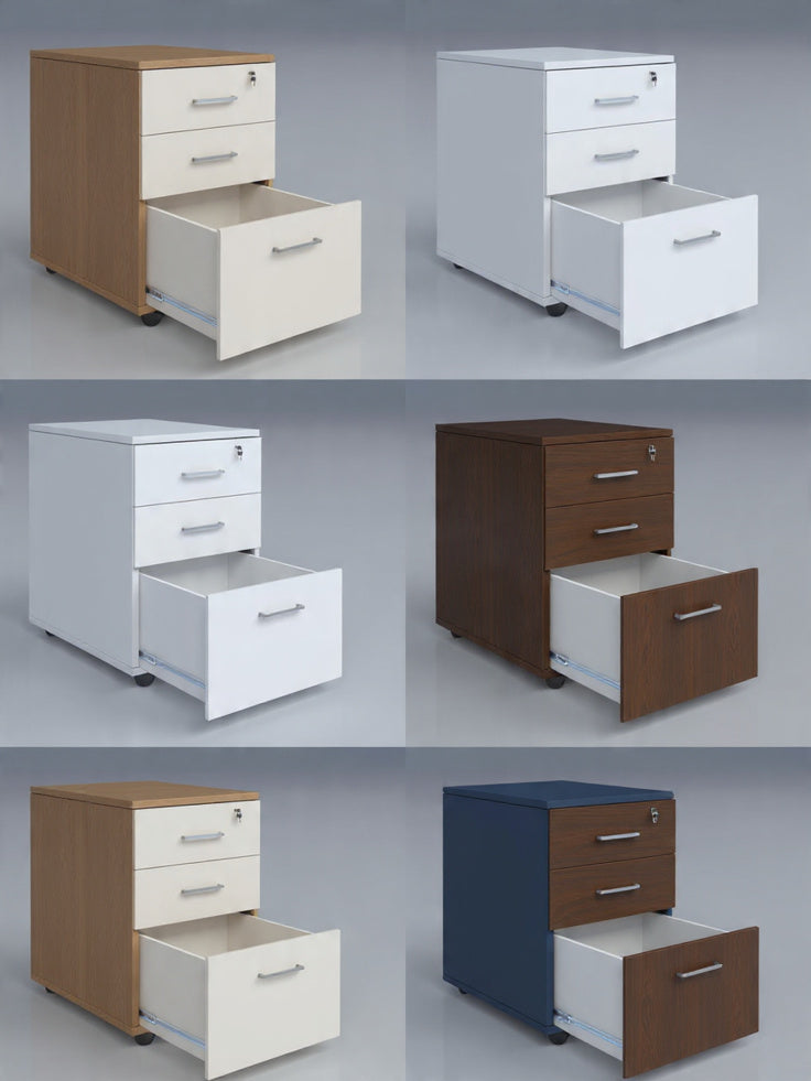 وحدة  تخزين أدراج حشبية 3 درج