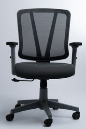 سكاي كرسي مكتب طبي مودرن شبك متحرك فريم رمادي وسط يدات متحركة