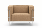 Cozy Mood Armchair Reception Desk Linen Fabric