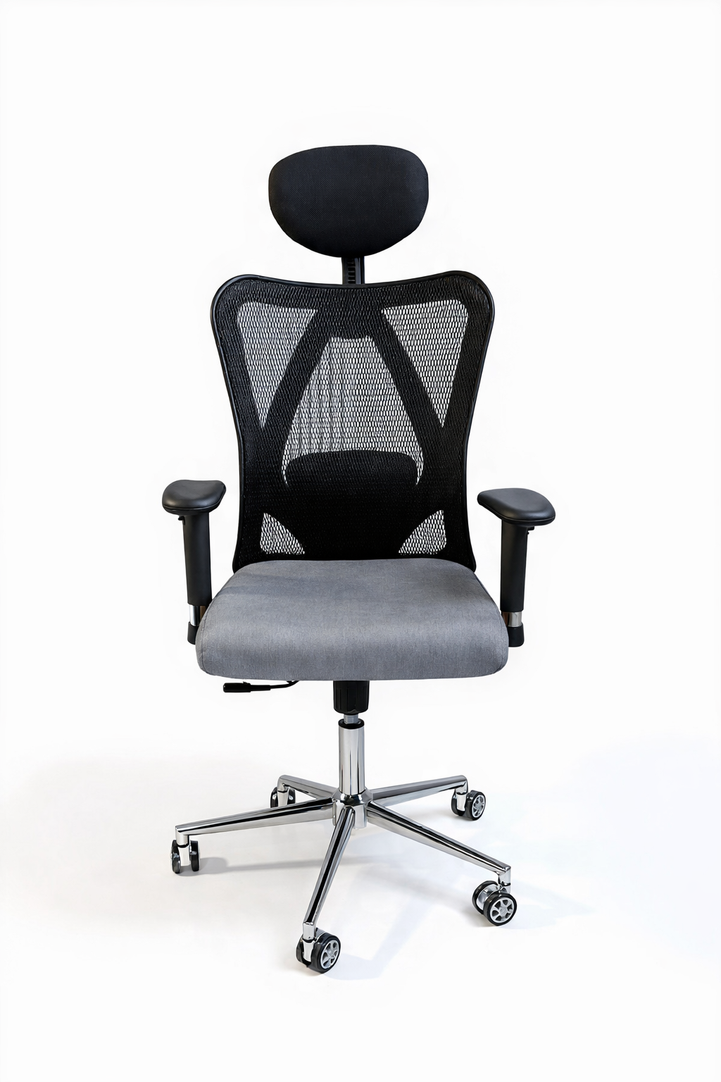 Holly Executive Office Chair, Black Leather Base Frame