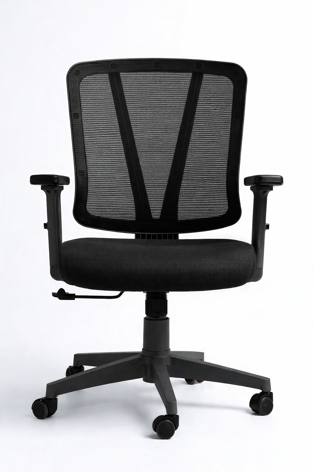 Sky Modern Medical Office Chair, Mesh, Mobile, Grey Frame, Mid-Back, Adjustable Armrests