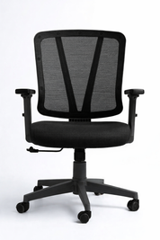 Sky Modern Medical Office Chair, Mesh, Mobile, Grey Frame, Mid-Back, Adjustable Armrests