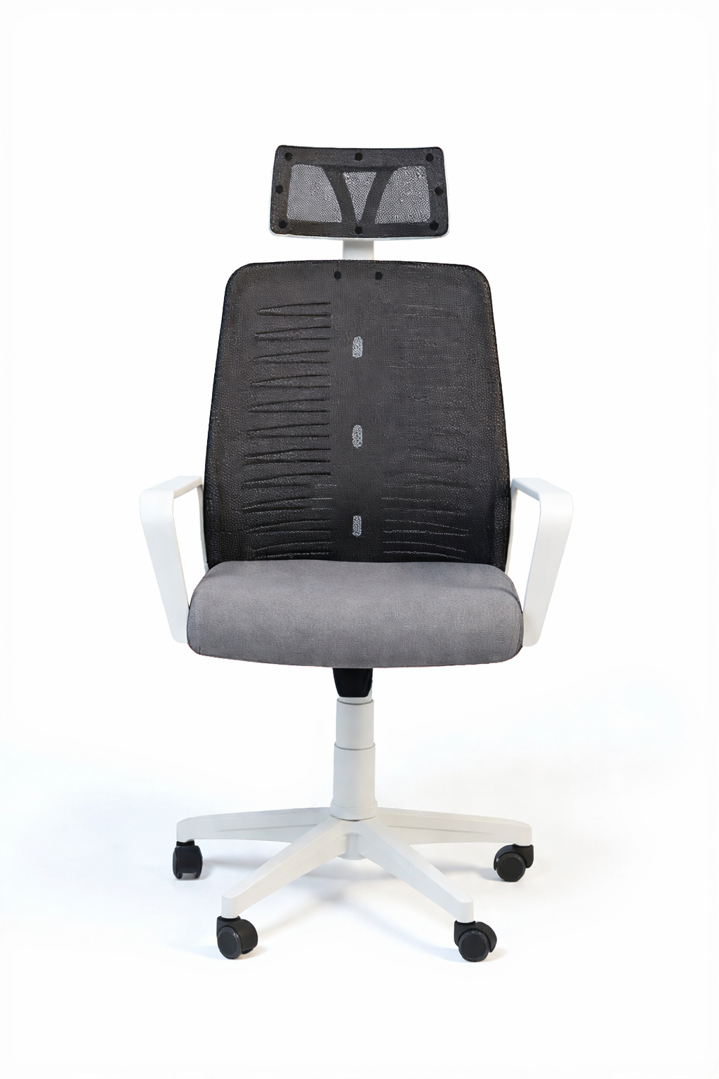 Roma Modern Mesh Office Chair, White Frame