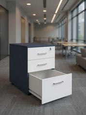 وحدة  تخزين أدراج حشبية 3 درج