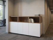 وحدة تخزين سايد مكتب جانبي مقاس 160*80*40-4 ضلفة+تخزين اضافي