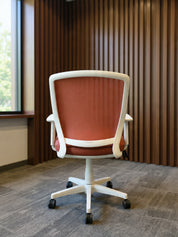 إيكو سمارت كرسي مكتب طبي مودرن شبك متحرك فريم أبيض