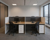 ايتوس خلية عمل حائطية 1 فرد 120*60 فريم خشب شاملة وحدة تخزين