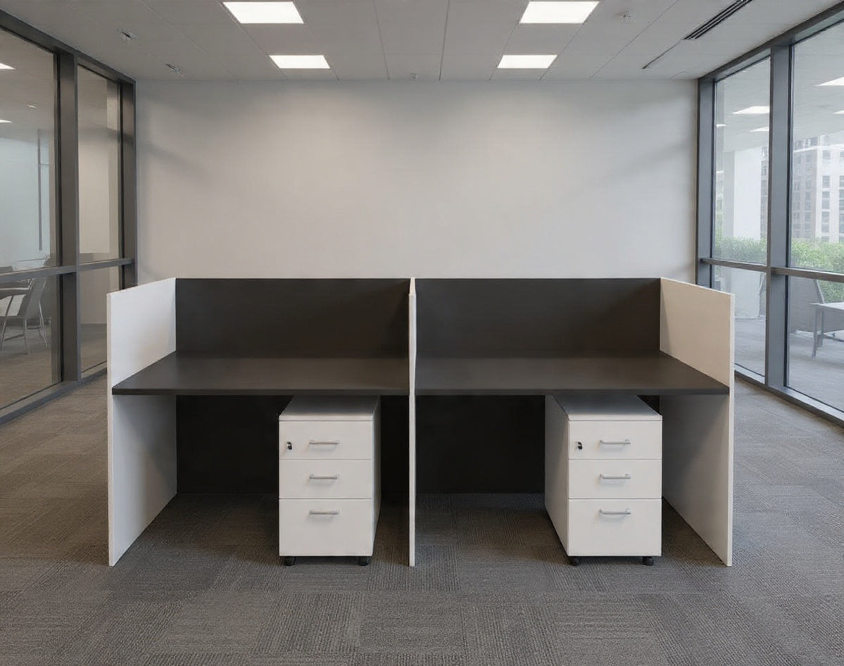 ايتوس خلية عمل حائطية 1 فرد 120*60 فريم خشب شاملة وحدة تخزين