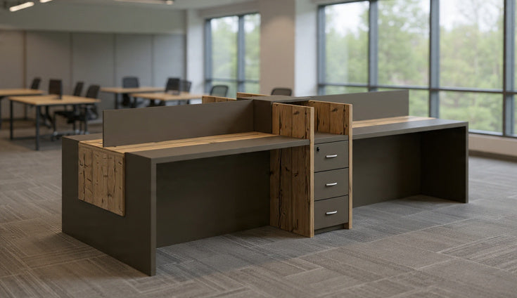 أكسس خلية عمل جماعية 1 فرد 120*60 فريم خشب