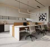 إيكوس خلية عمل جماعية 1 فرد 120*60 فريم خشب