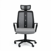 روما كرسي ميش طبي مودرن فريم أسود