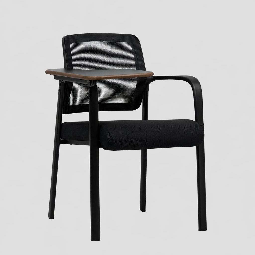 Marina Medical Mesh Lecture Chair, Black Frame with Panel