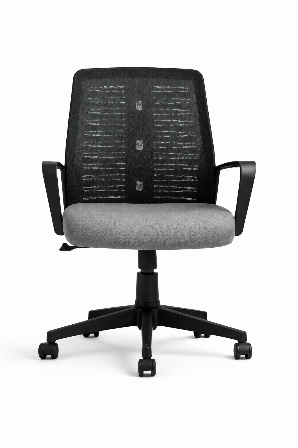 Roma Medical Mesh Chair, Modern, Black Frame, Nylon, Mid-Back, Without Headrest