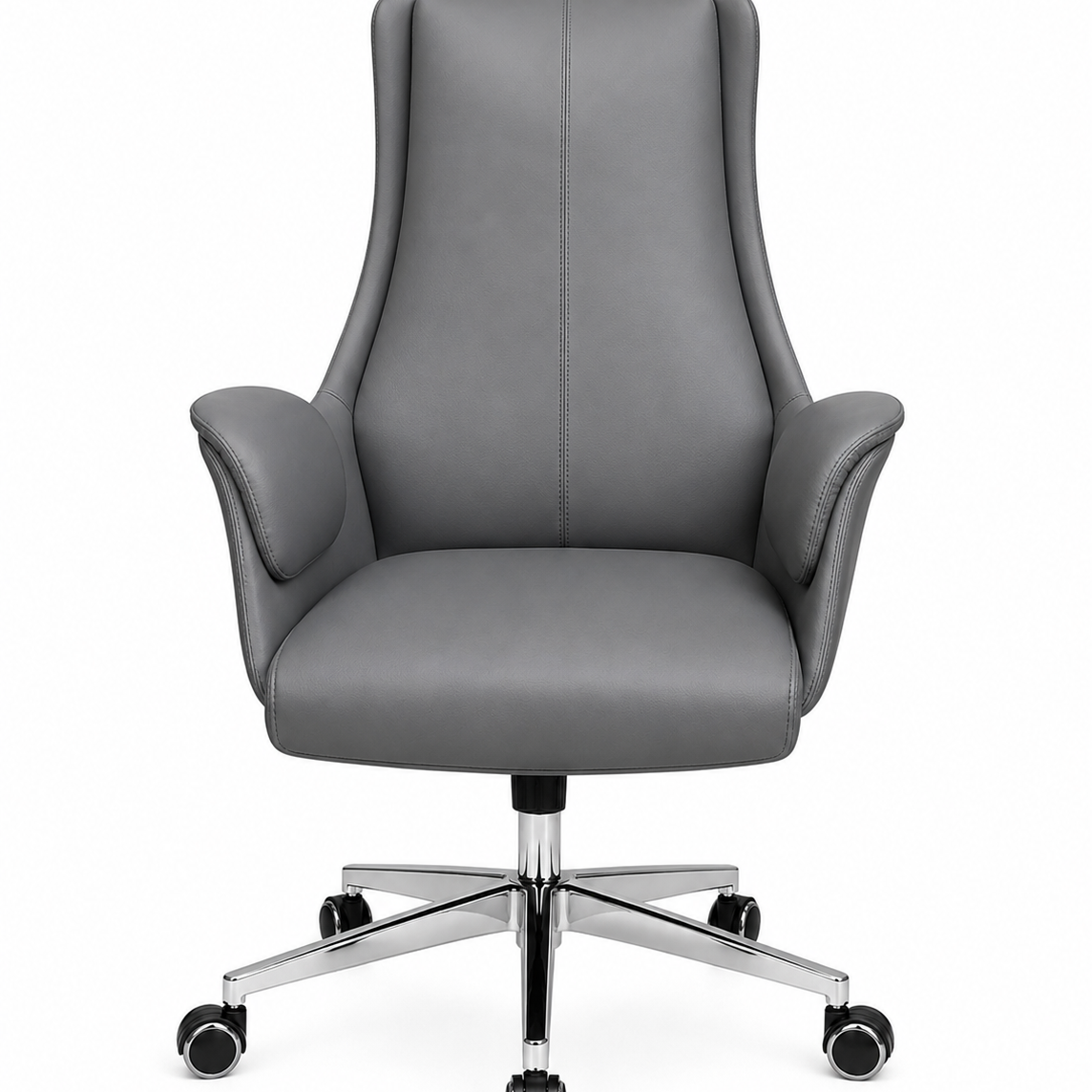 Easy Mode Medical Director's Office Chair Soft Modern Leather Mid-Back