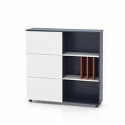 وحدة تخزين سايد مكتب جانبي مقاس 80*120*40-درج +وحدة تخزين