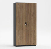 مكتبة ملفات وتخزين مكتبية  مقاس180*80*40 - 2 ضلفة