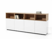 وحدة تخزين سايد مكتب جانبي مقاس 160*80*40-4 ضلفة+تخزين اضافي