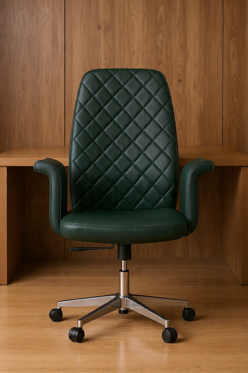 إير لاين كرسي مكتب طبي مودرن جلد متحرك مدير