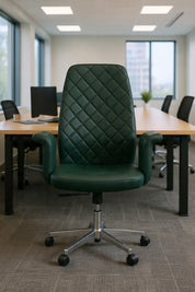 إير لاين كرسي مكتب طبي مودرن جلد متحرك مدير