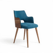 كرسي طعام تاتش فريم بلاي وود وأرجل خشب زان