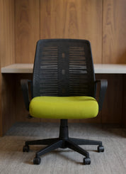 روما كرسي ميش طبي مودرن فريم أسود نايلون وسط بدون هيدرست