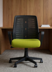 روما كرسي ميش طبي مودرن فريم أسود نايلون وسط بدون هيدرست