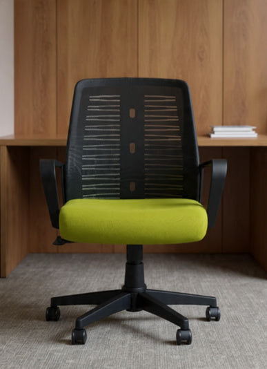 روما كرسي ميش طبي مودرن فريم أسود نايلون وسط بدون هيدرست