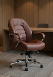 فريجو كرسي مكتب بريميوم طبي مودرن جلد متحرك وسط