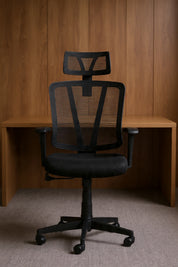 سكاي كرسي مكتب  طبي مودرن شبك متحرك نايلون فريم اسود