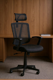 سكاي كرسي مكتب  طبي مودرن شبك متحرك نايلون فريم اسود