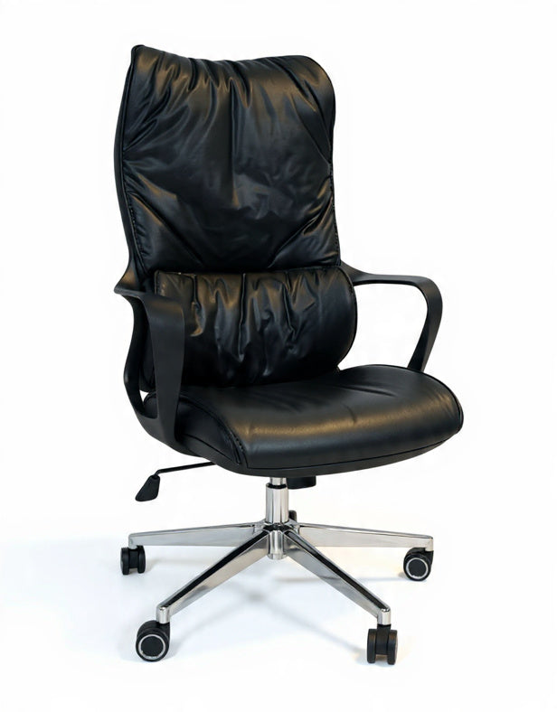 فونيكس كرسي مكتب مودرن طبي جلد متحرك فريم اسود