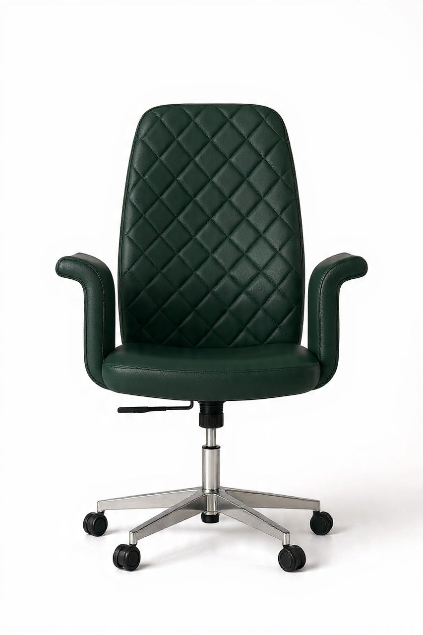 إير لاين كرسي مكتب طبي مودرن جلد متحرك مدير