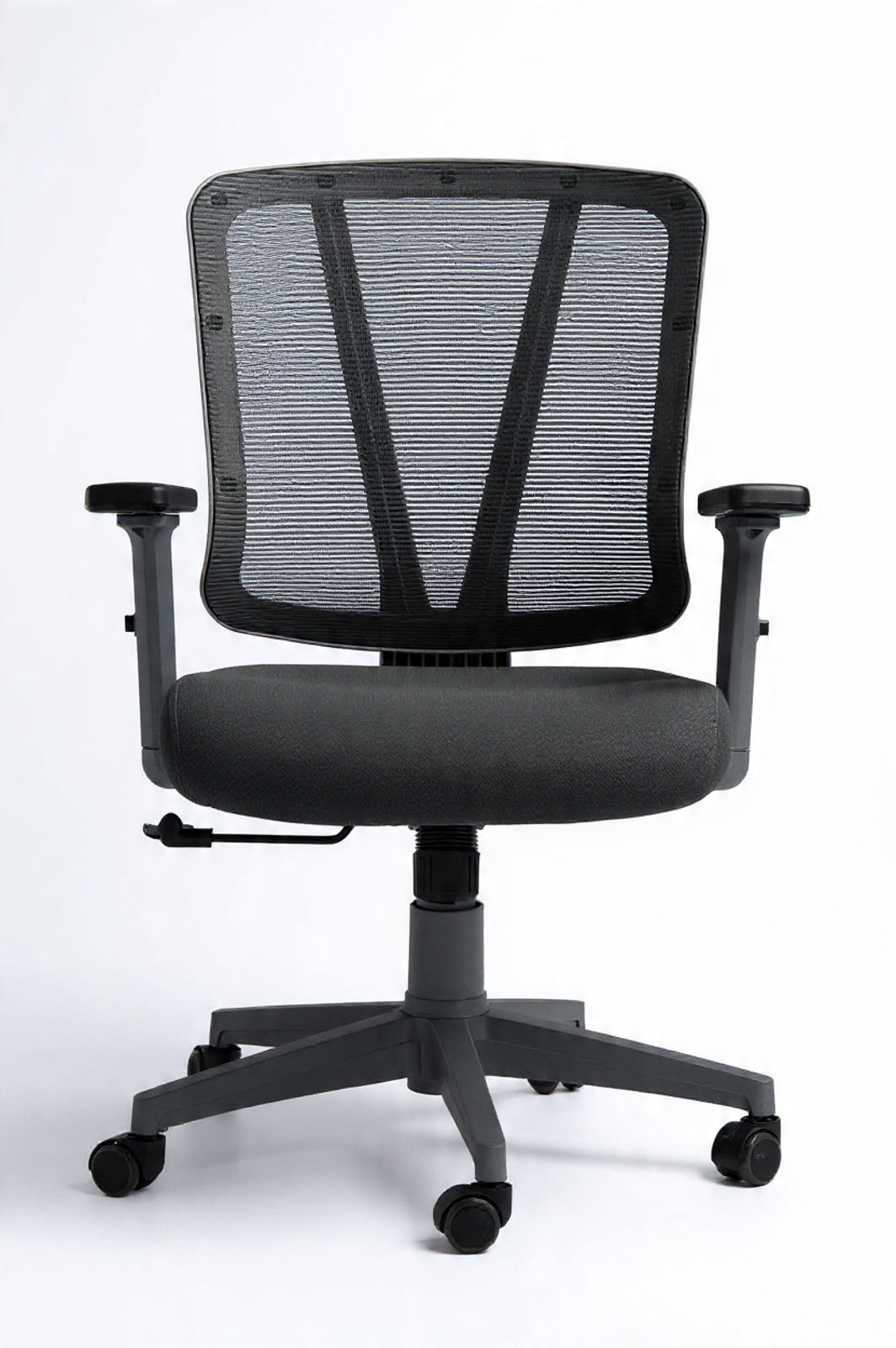 سكاي كرسي مكتب طبي مودرن شبك متحرك فريم رمادي وسط يدات متحركة