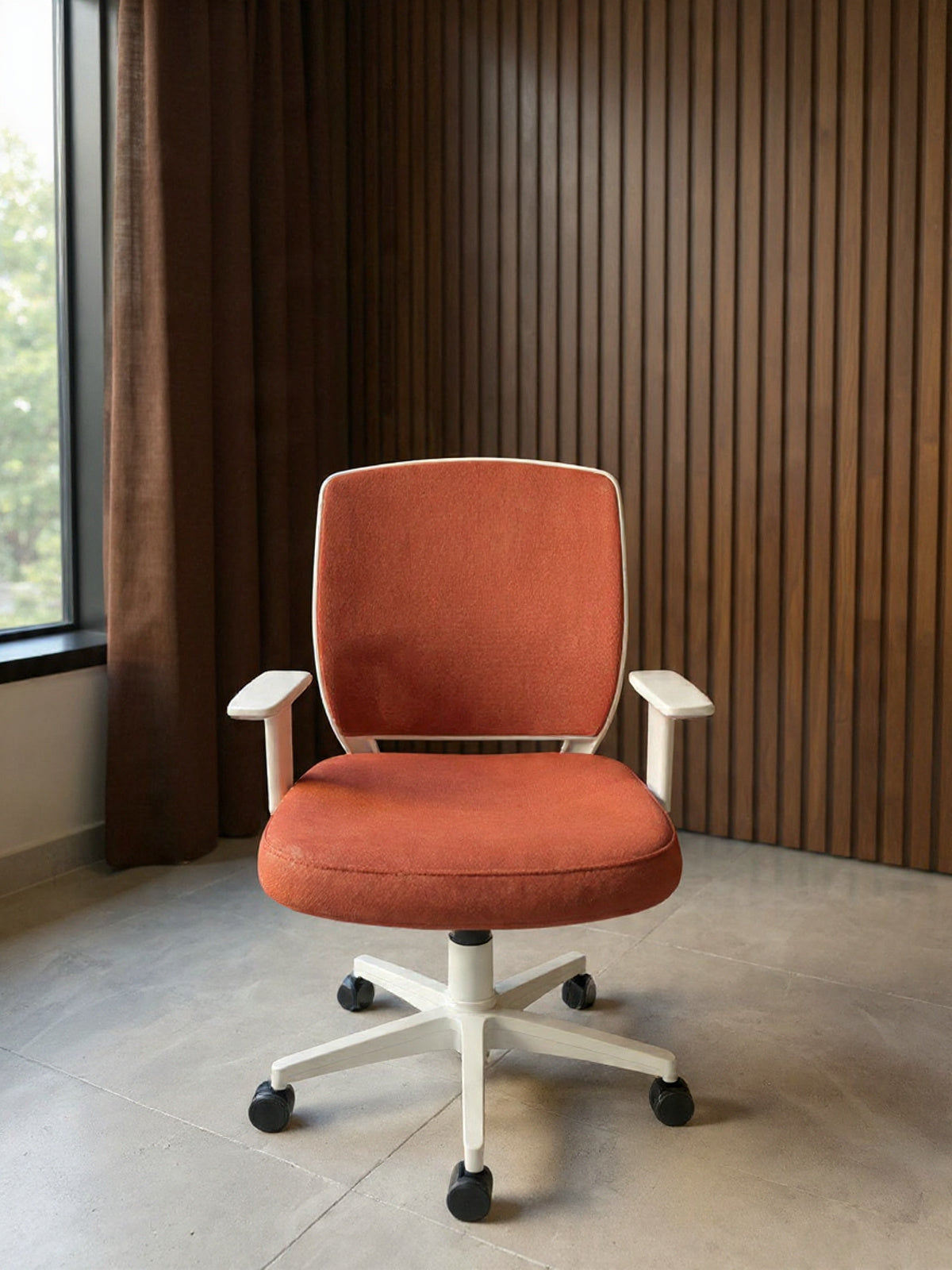 إيكو سمارت كرسي مكتب طبي مودرن شبك متحرك فريم أبيض