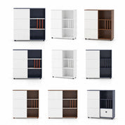 وحدة تخزين سايد مكتب جانبي مقاس 80*120*40-درج +وحدة تخزين